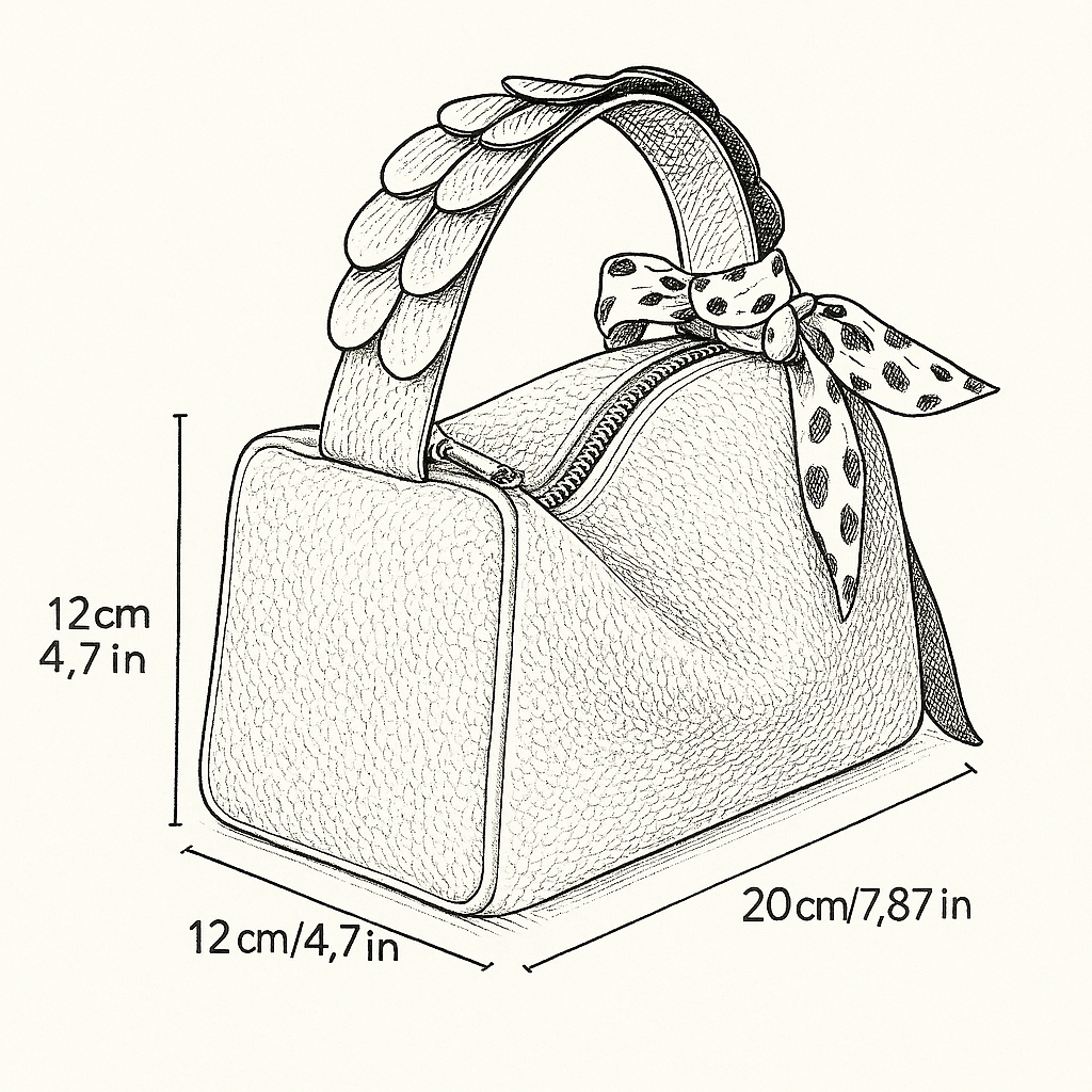 Sac pétale fait main