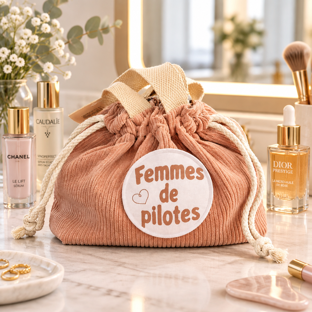 Sac maquillage  Polochon - Femmes de Pilotes