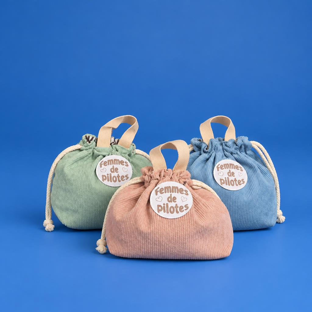 Sac maquillage  Polochon - Femmes de Pilotes