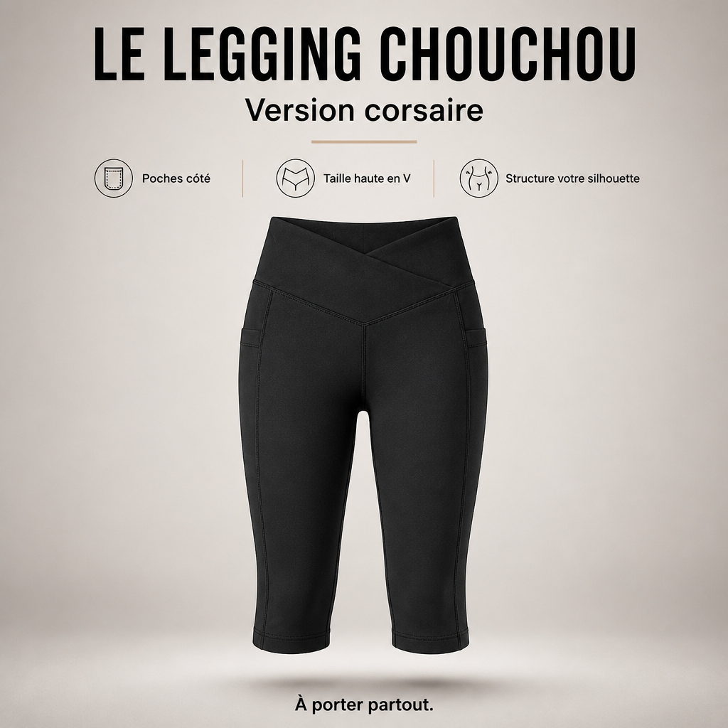Legging Corsaire Chouchou Femmes de Pilotes – noir