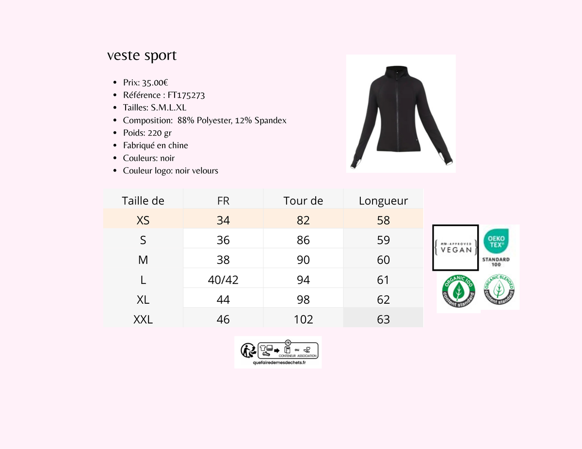 Veste sport - femmes de pilotes