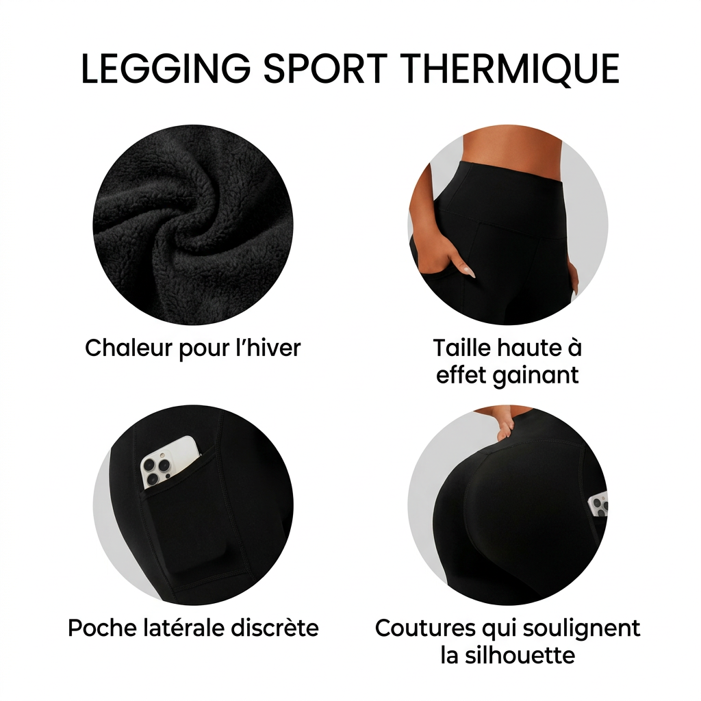 Caractéristiques du legging sport thermique en français