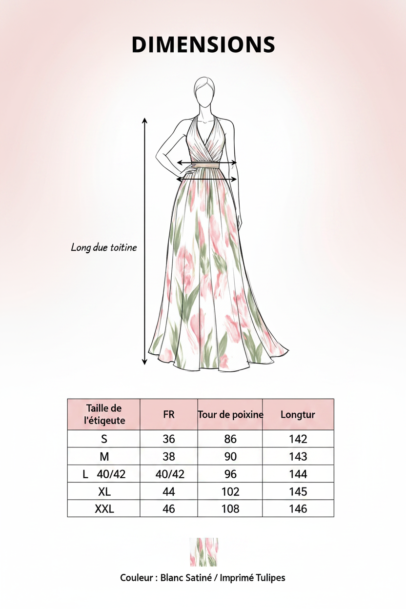 Tableau Dimensions Robe Primavera
